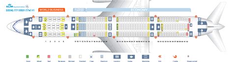 klm boeing 777-300 seat map
